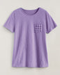 BLAIR Women’s Top Slub Knit Lace Pocket Top (Misses) - x3
