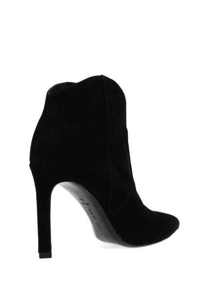 Natori Leiko Suede Heel Bootie - Black