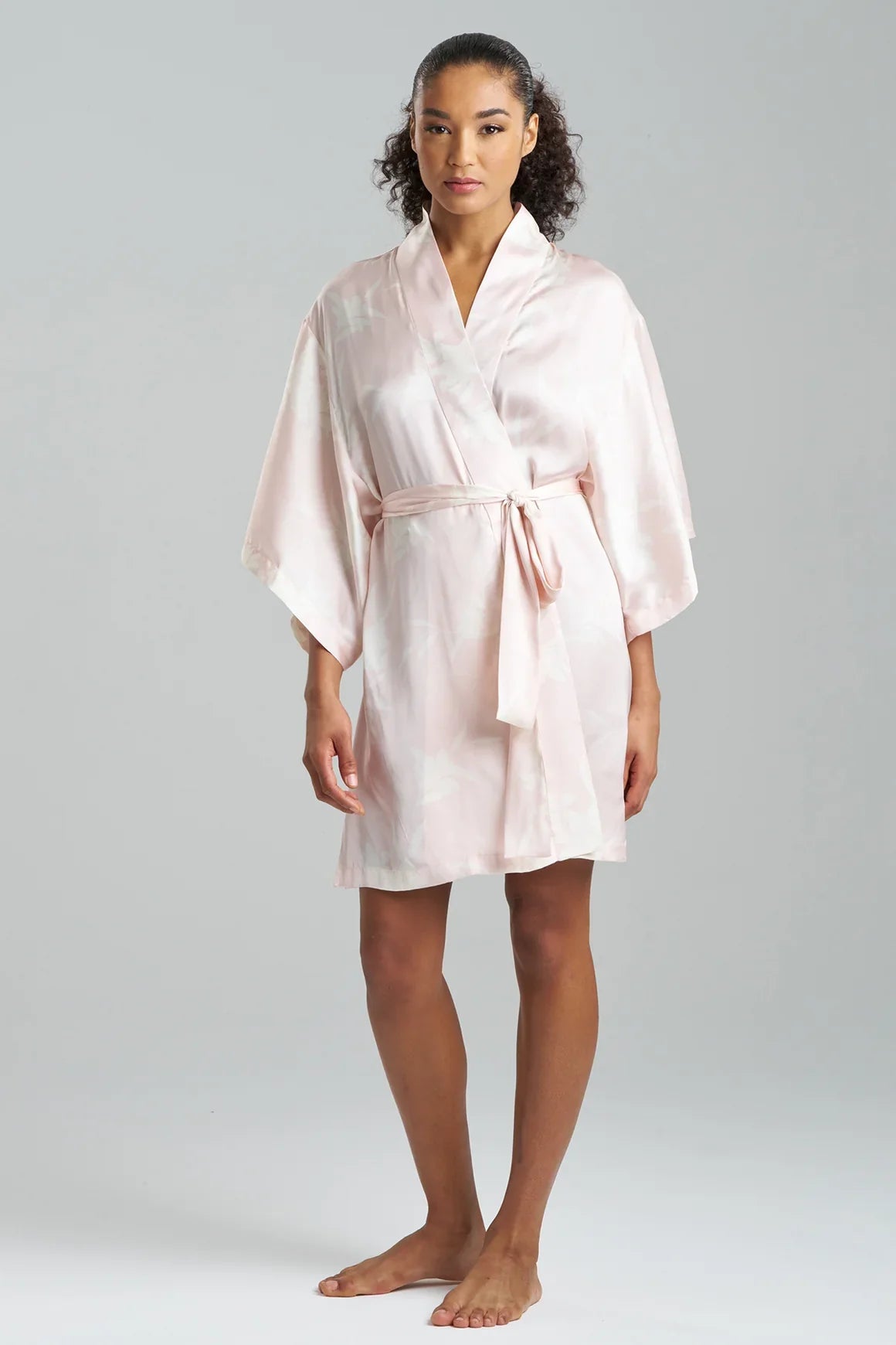 NATORI Lily Printed Satin Icon Wrap