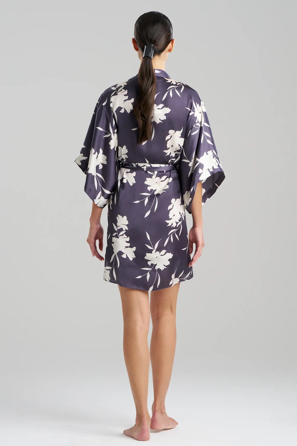 NATORI Lily Printed Satin Icon Wrap