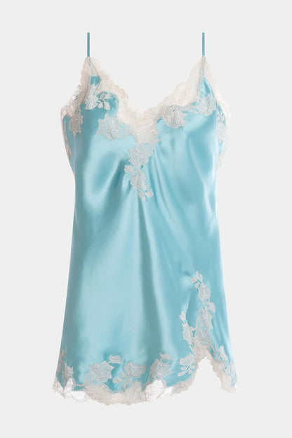 NATORI Lolita Lace Trim Silk Chemise