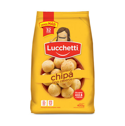 Pampa Direct Lucchetti Ready to Make Chipá Flour, 400 g / 14.11 oz for 32 chipás