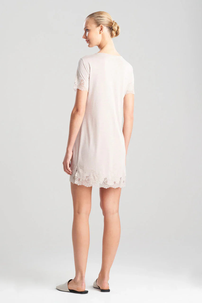 NATORI Luxe Shangri-La TENCEL Short Sleeve Sleepshirt 1