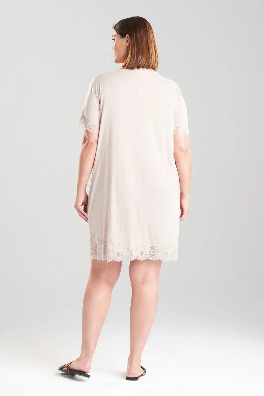 NATORI Luxe Shangri-La TENCEL Short Sleeve Sleepshirt 2