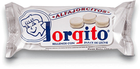 Pampa Direct Jorgito Alfajorcitos Small Alfajor White Chocolate and Dulce de Leche, 6 units