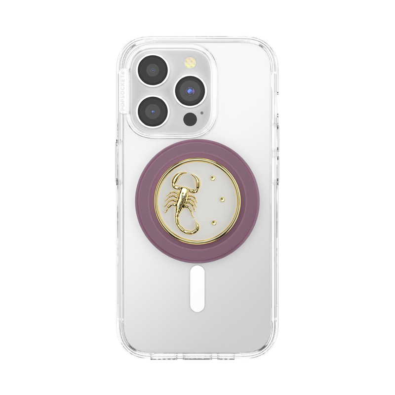 PopSockets Enamel Scorpio PopGrip for MagSafe