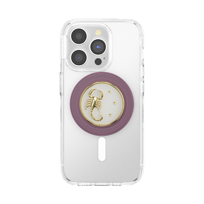 PopSockets Enamel Scorpio PopGrip for MagSafe