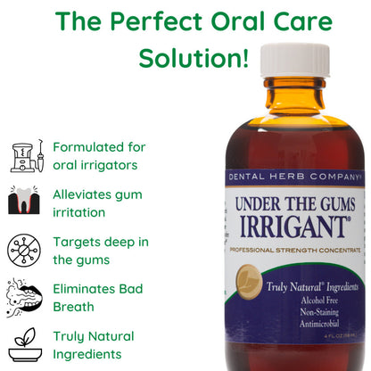 Dental Herb Under the Gums Irrigant – Solution for oral irrigators