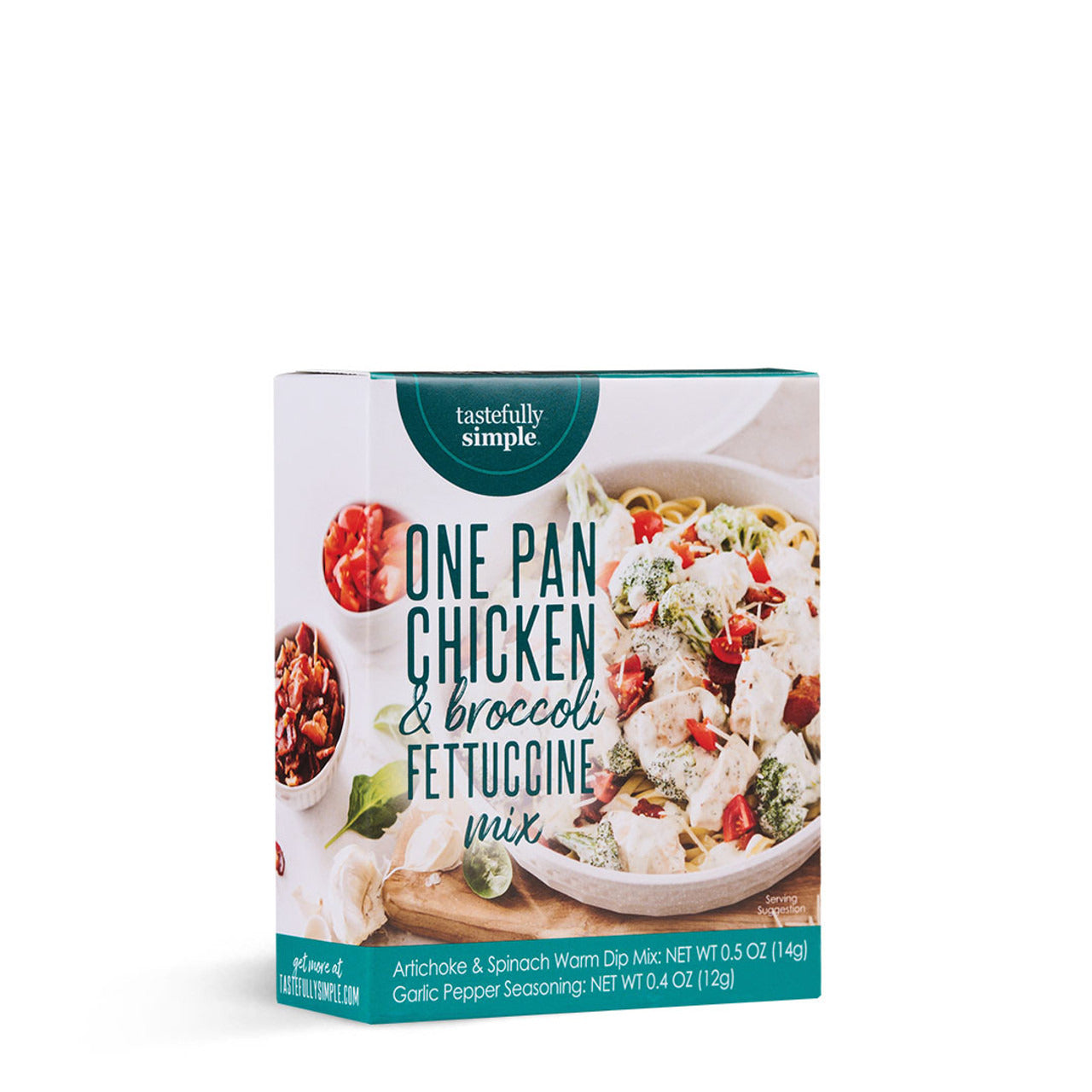 Tastefully Simple ONE Pan Chicken & Broccoli Fettuccine Mix