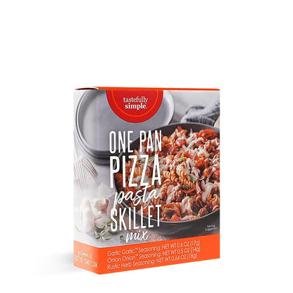 Tastefully Simple ONE Pan Pizza Pasta Skillet Mix