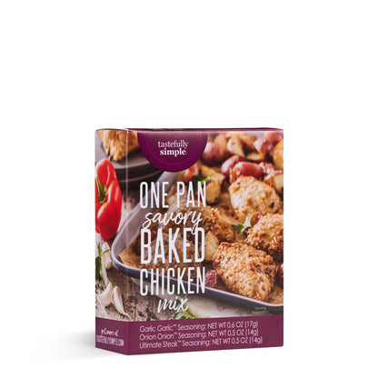 Tastefully Simple ONE Pan Savory Baked Chicken Mix