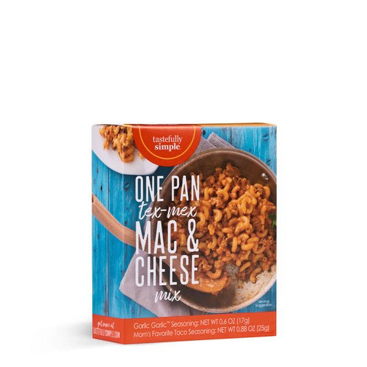 Tastefully Simple ONE Pan Tex-Mex Mac & Cheese Mix