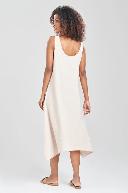 Natori Onsen Short Slip Dress - Sand Dune