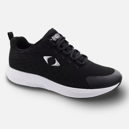 Apexfoot Women's Performance Athletic Sneaker V - Black - Medium (B)