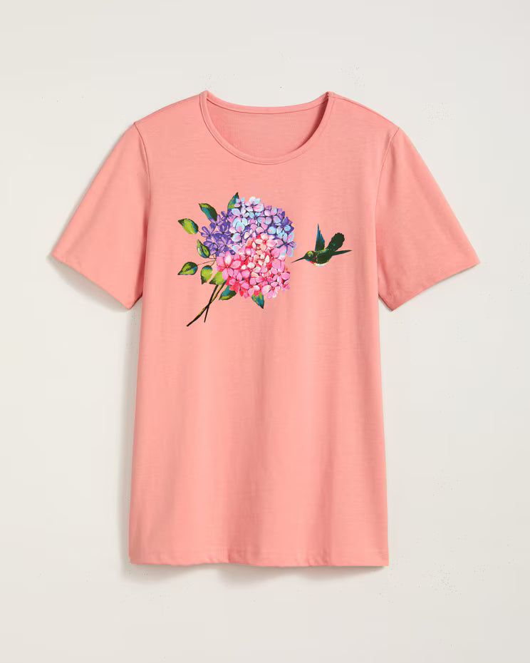 BLAIR Women's Tops Anytime Graphic Tee (Women Plus) - x4