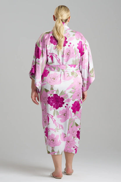 NATORI Peony Blossom Kimono Robe