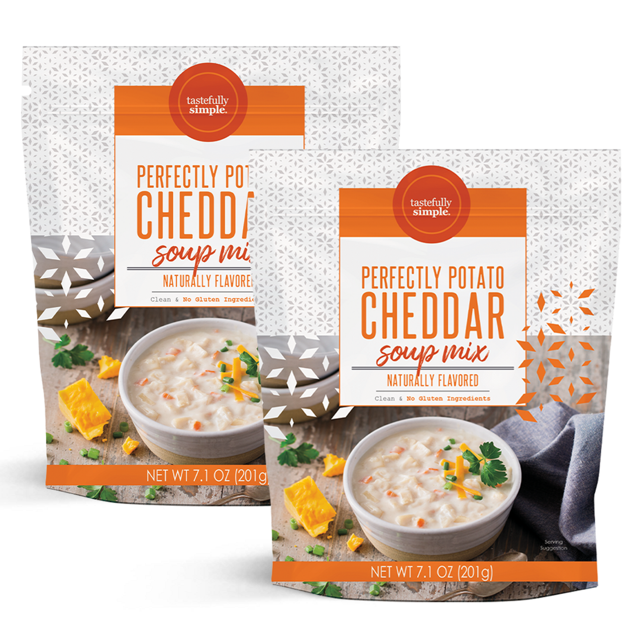 Tastefully Simple Perfectly Potato Cheddar Soup Mix Value Pack