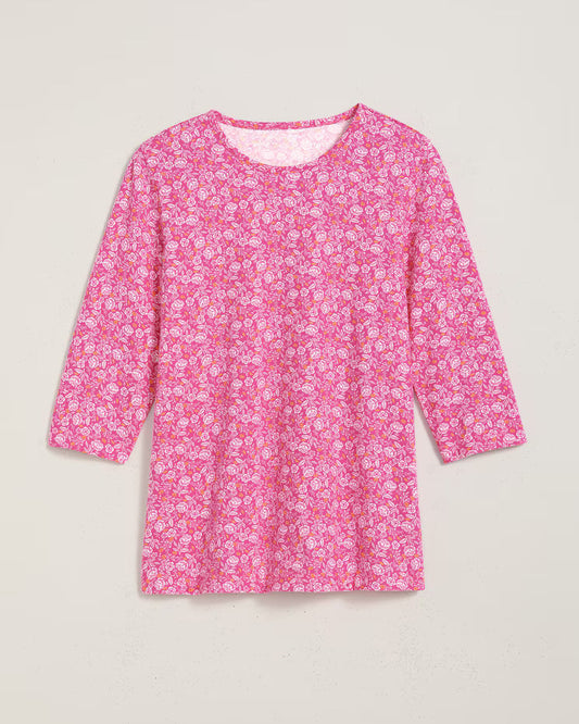 BLAIR Women's Tops Three-Quarter Sleeve Anytime Tee 4 (Petite Short) - x5