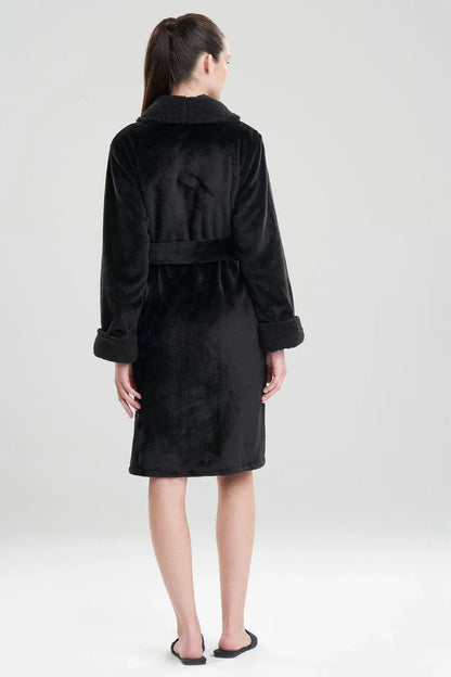 NATORI Plush Sherpa Cozy Robe