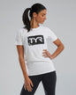 TYR Women's TYR UltraSoft Women's Short Sleeve Graphic Tee Distressed TYR Brick