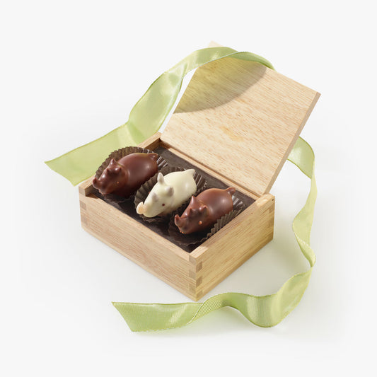 L.A. Burdick Chocolates Chocolate Rhinos x2