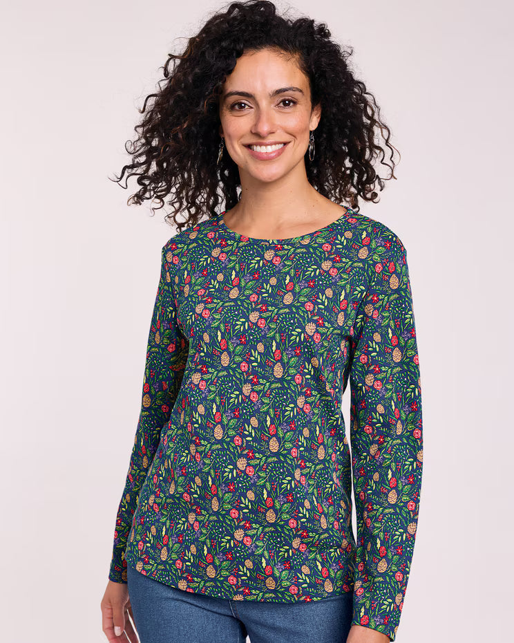 BLAIR Women's Tops Essential Knit Long Sleeve Tee 2 (Misses) - x5