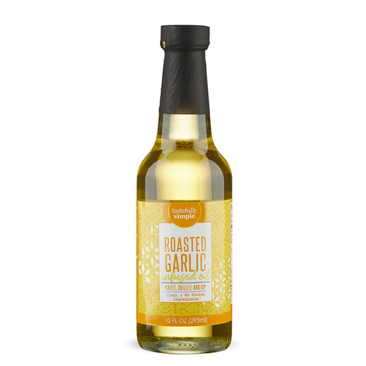 Tastefully Simple Roasted Garlic Infused Oil