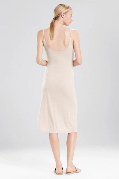 Natori Shangri-La TENCEL Slip Dress - Cashmere
