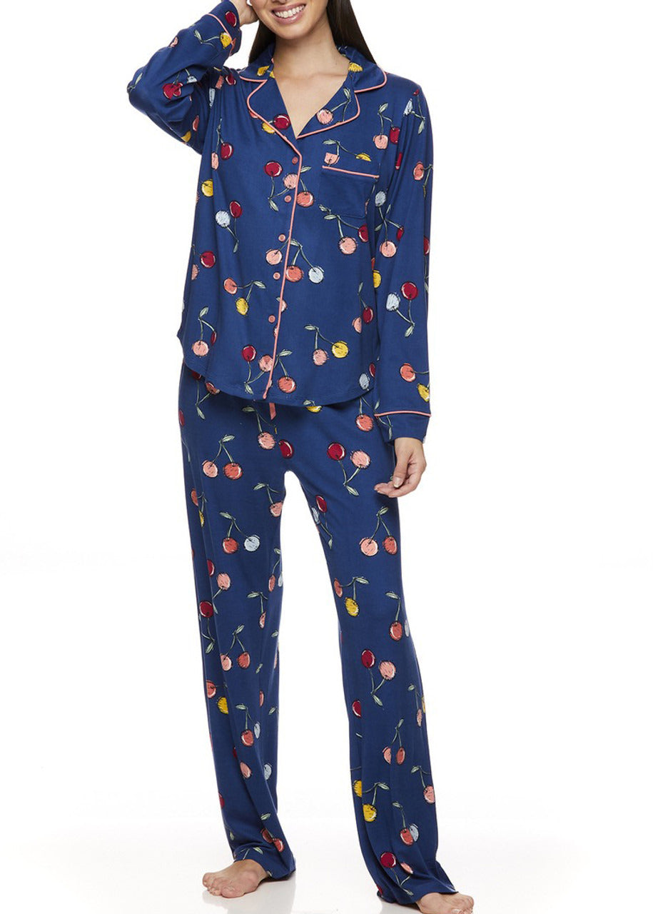 Joe Boxer Women's Cherries Pajama Pant Set