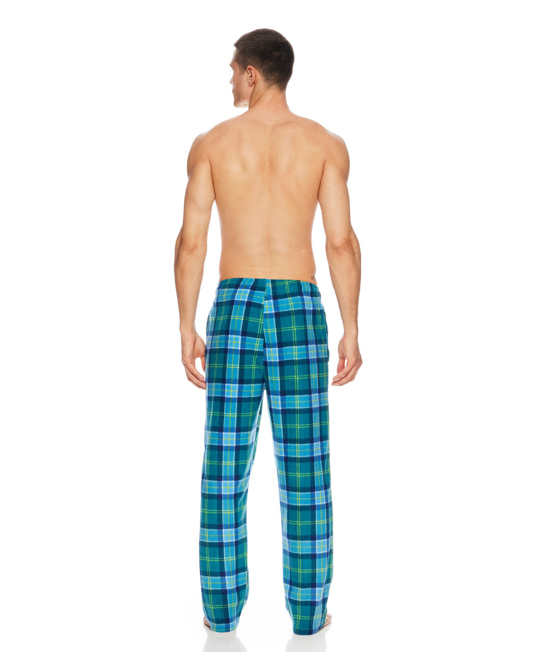 Joe Boxer Men's Blue Tartan Plaid 3 Piece Pajama Set