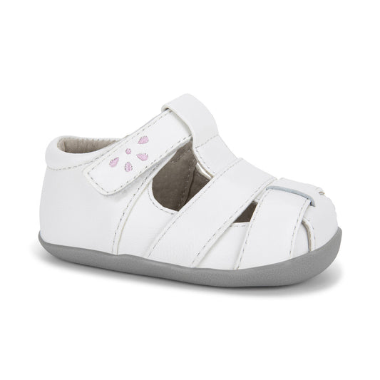 See Kai Run Girl's Brook (First Walker) White/Pink