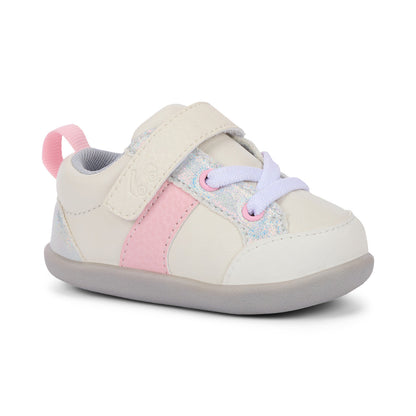 See Kai Run Girl's Connor Mini (First Walker) White/Pink