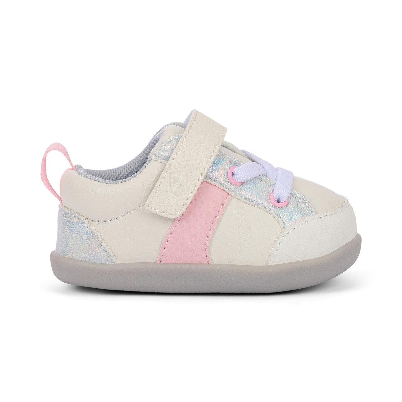 See Kai Run Girl's Connor Mini (First Walker) White/Pink