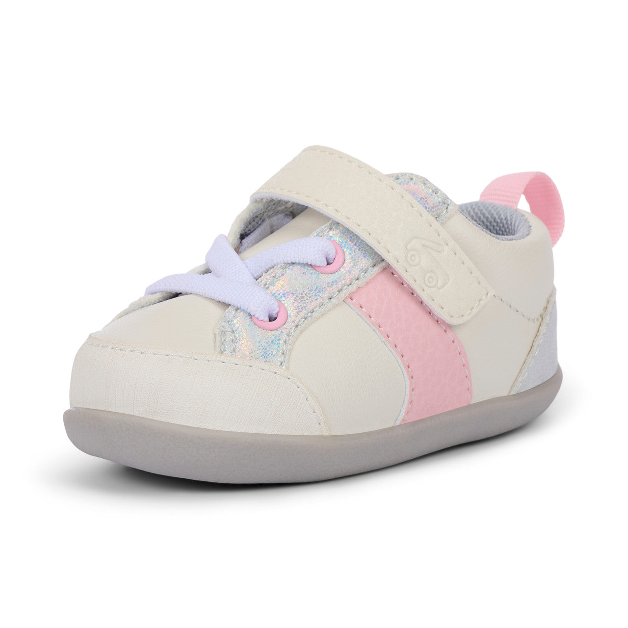 See Kai Run Girl's Connor Mini (First Walker) White/Pink
