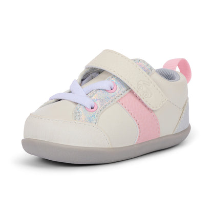 See Kai Run Girl's Connor Mini (First Walker) White/Pink