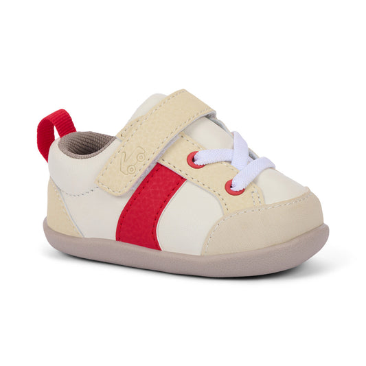 See Kai Run Boy's Connor Mini (First Walker) White/Red