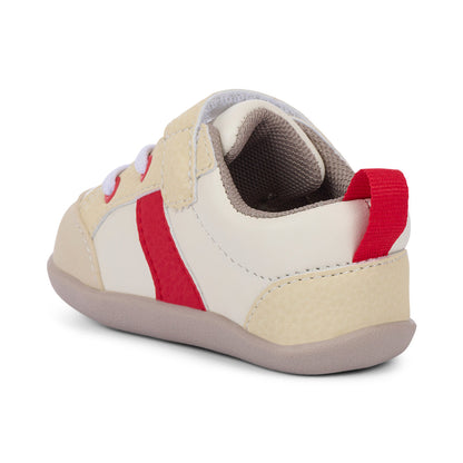 See Kai Run Boy's Connor Mini (First Walker) White/Red