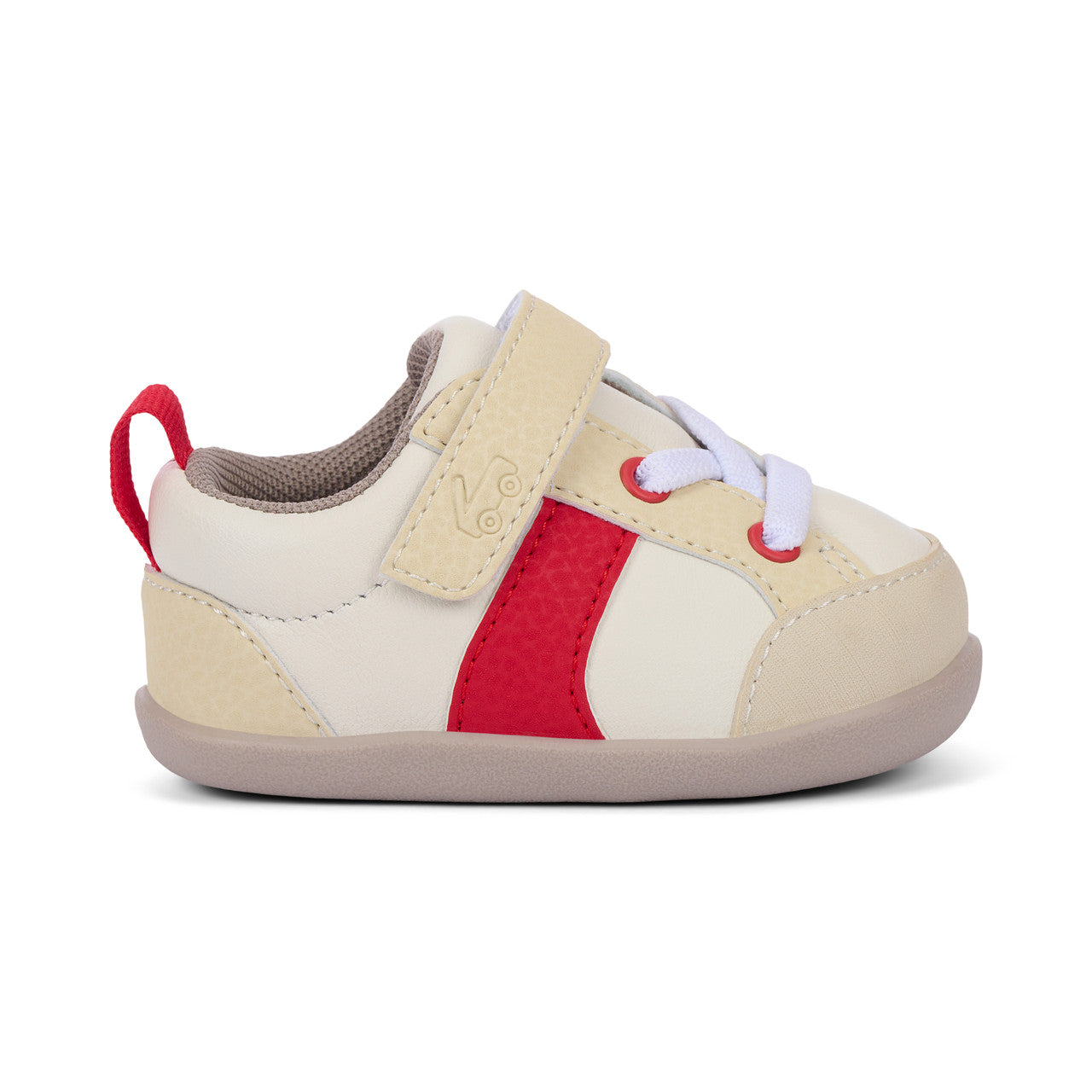 See Kai Run Boy's Connor Mini (First Walker) White/Red