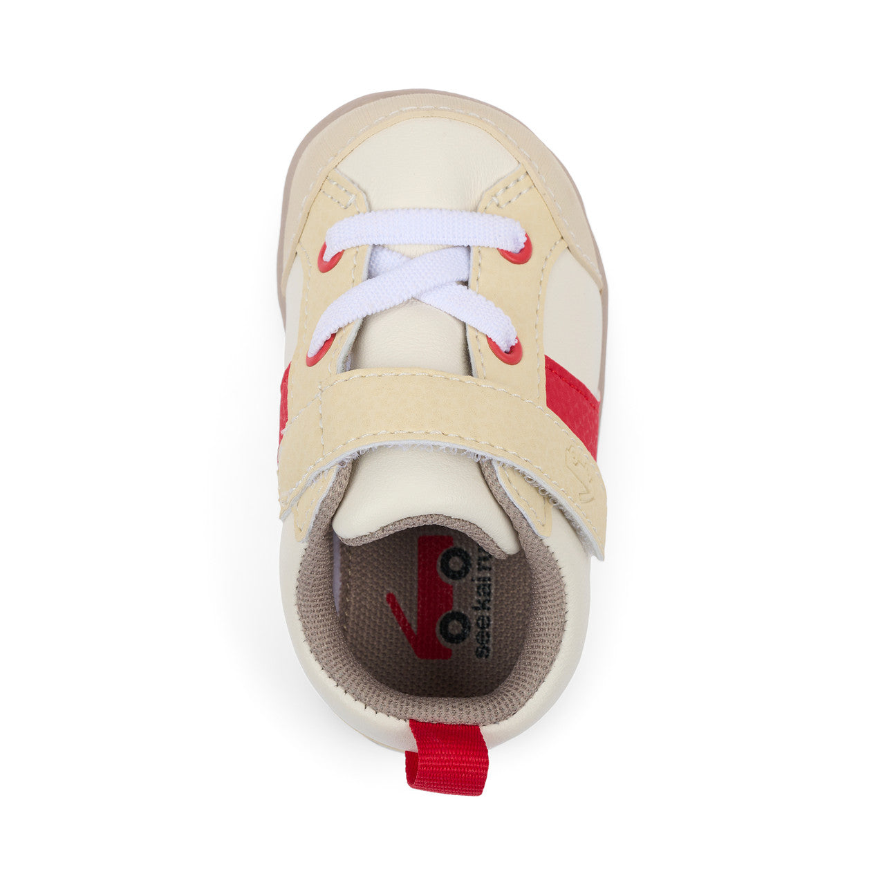 See Kai Run Boy's Connor Mini (First Walker) White/Red