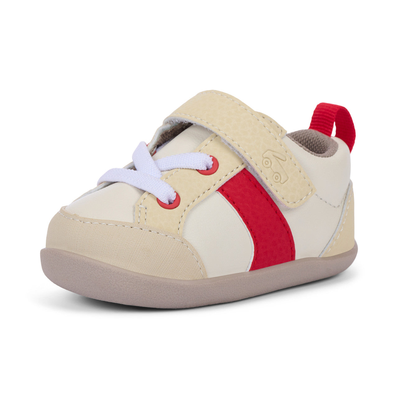 See Kai Run Boy's Connor Mini (First Walker) White/Red
