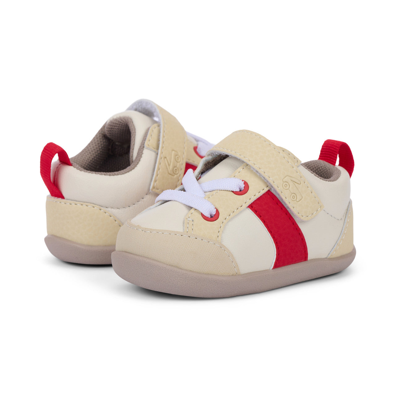 See Kai Run Boy's Connor Mini (First Walker) White/Red