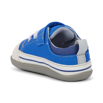 See Kai Run Boy's Stevie Mini (First Walker) Kelly Blue
