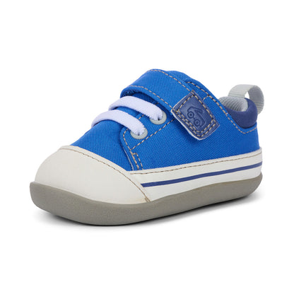 See Kai Run Boy's Stevie Mini (First Walker) Kelly Blue