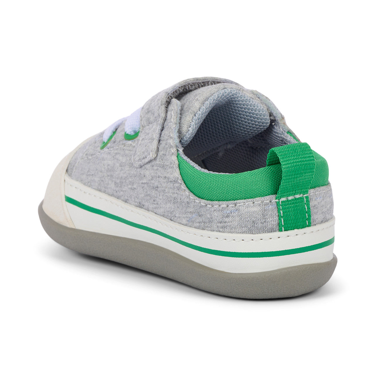 See Kai Run Boy's Stevie Mini (First Walker) Gray Jersey
