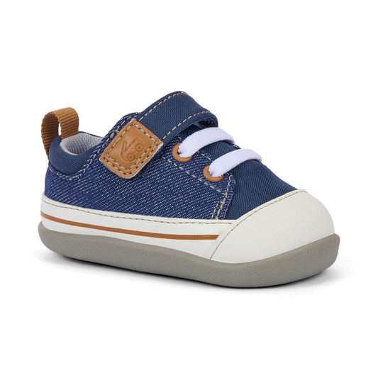 See Kai Run Stevie Mini (First Walker) Navy Denim