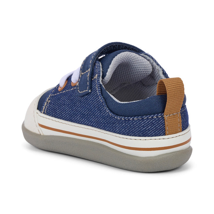 See Kai Run Stevie Mini (First Walker) Navy Denim