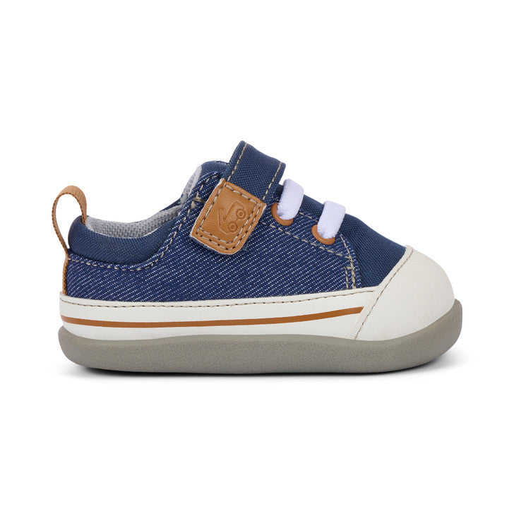 See Kai Run Stevie Mini (First Walker) Navy Denim