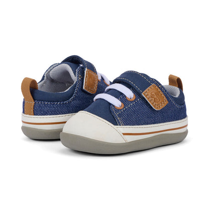 See Kai Run Stevie Mini (First Walker) Navy Denim