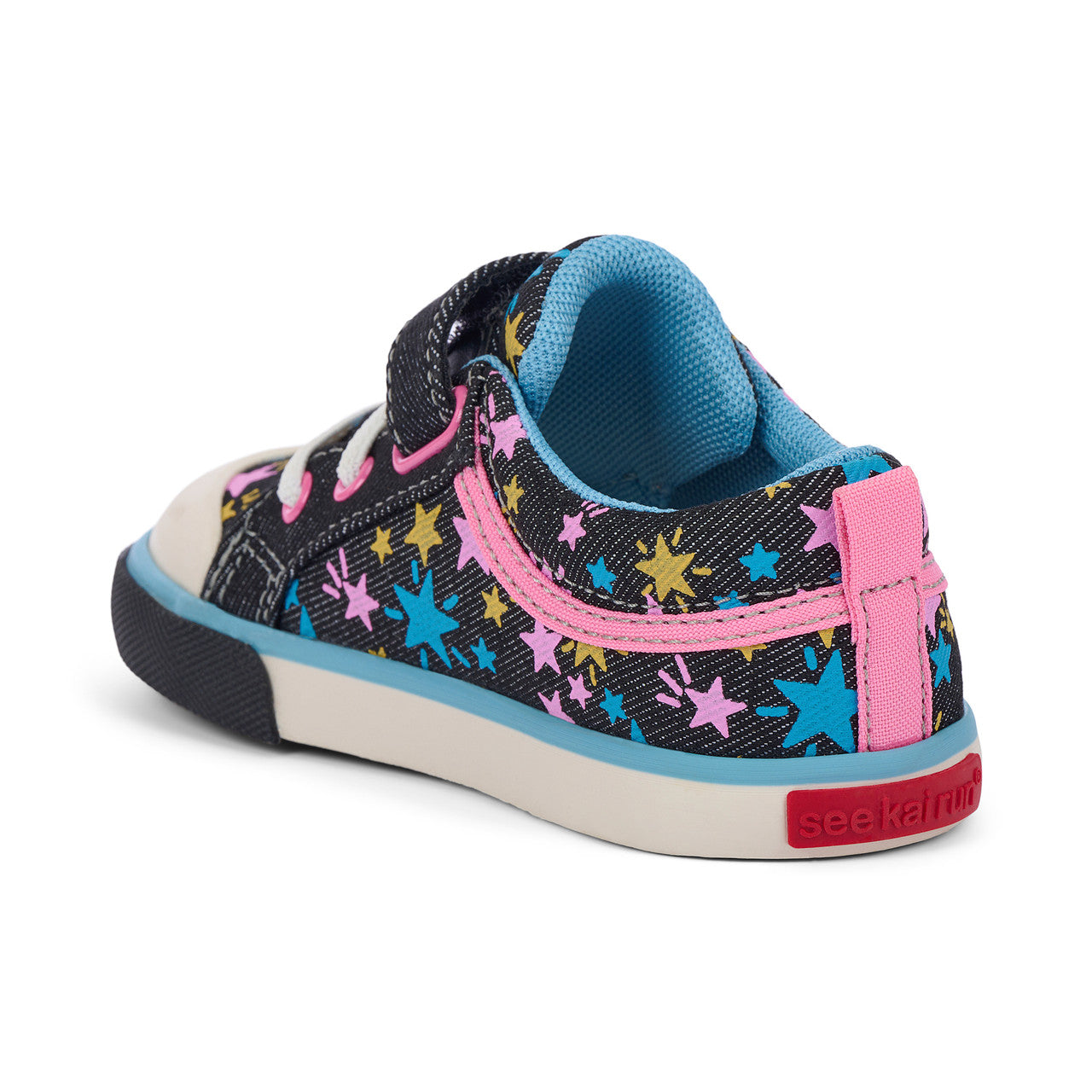 See Kai Run Kristin Black Denim/Stars