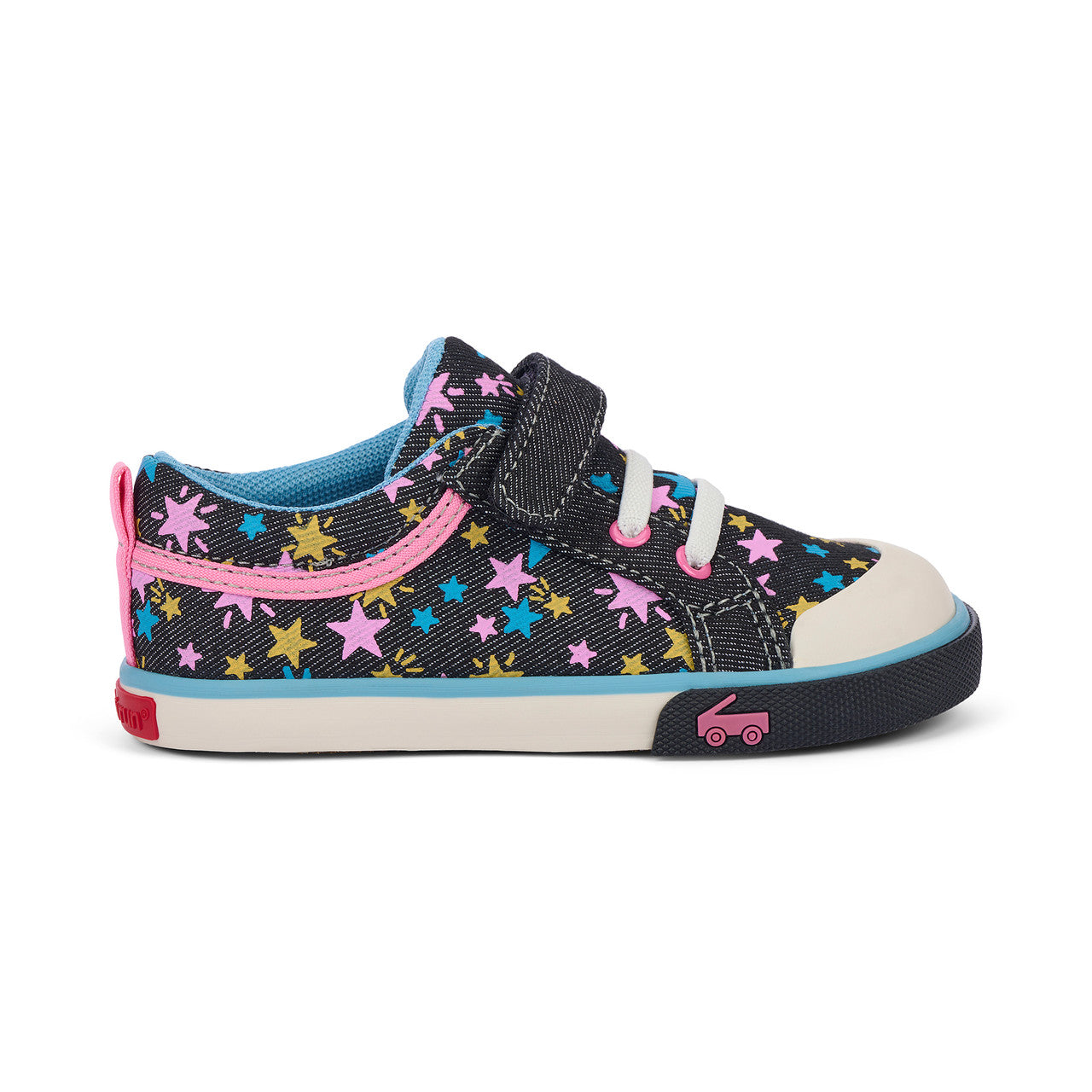 See Kai Run Kristin Black Denim/Stars